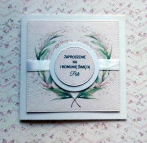 zaproszenie na pierwszą komunię świętą