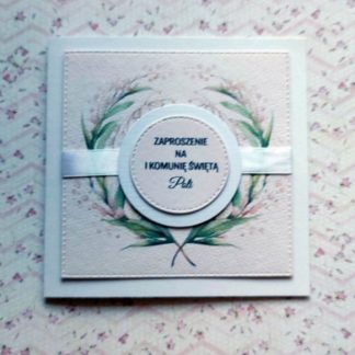 zaproszenie na pierwszą komunię świętą