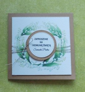 zaproszenie na pierwszą komunię świętą