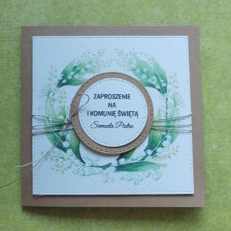 zaproszenie na pierwszą komunię świętą